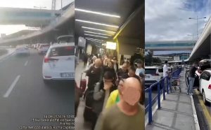 Aeroporto di Fiumicino, taxi in coda e clienti ammassati: "Il sistema automatizzato non funziona"