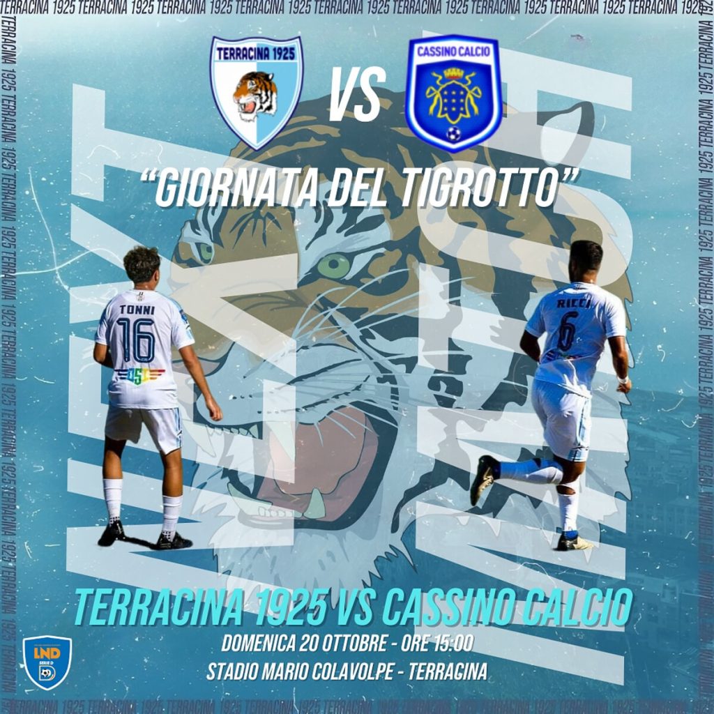 Il Terracina torna allo stadio Colavolpe per la sfida con il Cassino