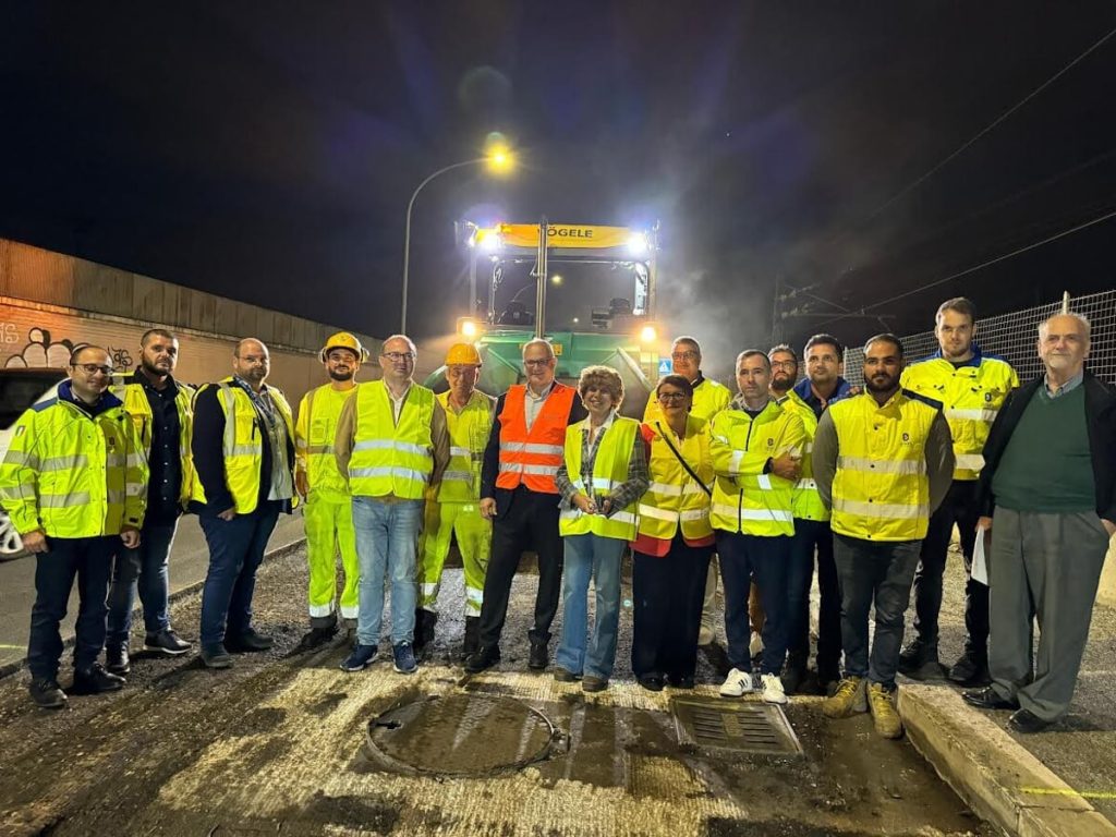 Lavori (notturni) in via Collatina: 2.4 milioni per riqualificare tre chilometri di strada