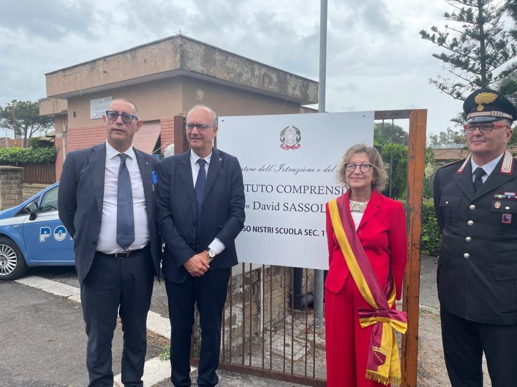 A Spinaceto una scuola intitolata a David Sassoli