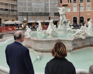 Roma ritrova le fontane di piazza Navona e piazza della Rotonda