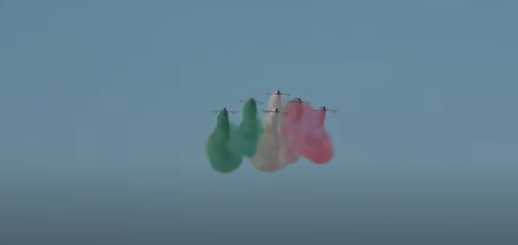 Frecce tricolori a Roma oggi 1 novembre 2024: il video