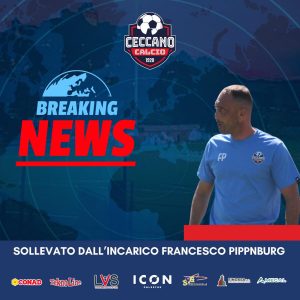 Esonero shock a Ceccano, salta il tecnico Francesco Pippnburg