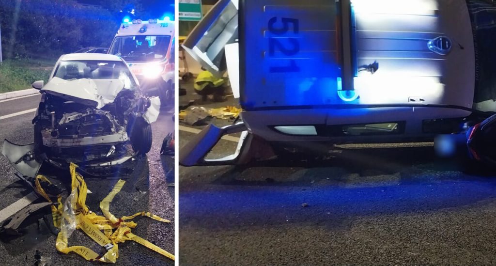 Roma, tre vigili investiti da un'auto. Uno è in gravi condizioni: ha subito amputazione di una gamba