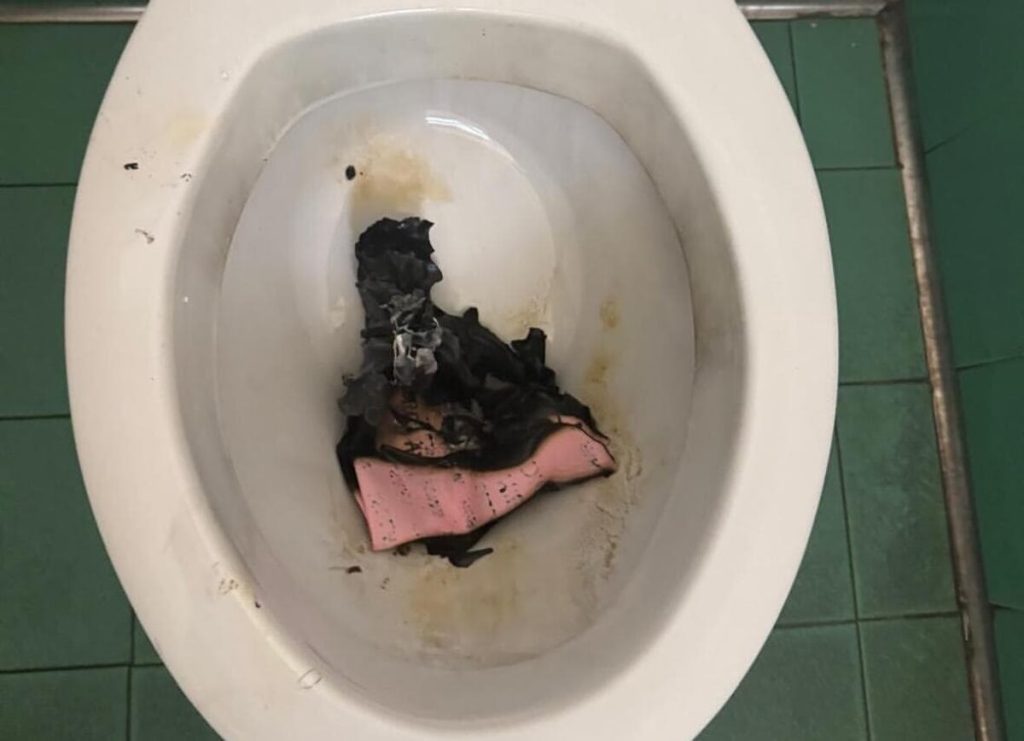 In un liceo di Roma bruciati e gettati nel wc i manifesti contro la violenza sulle donne
