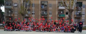 Marcia dell’istituto "Zaveria Cassia" contro la violenza sulle donne a San Basilio