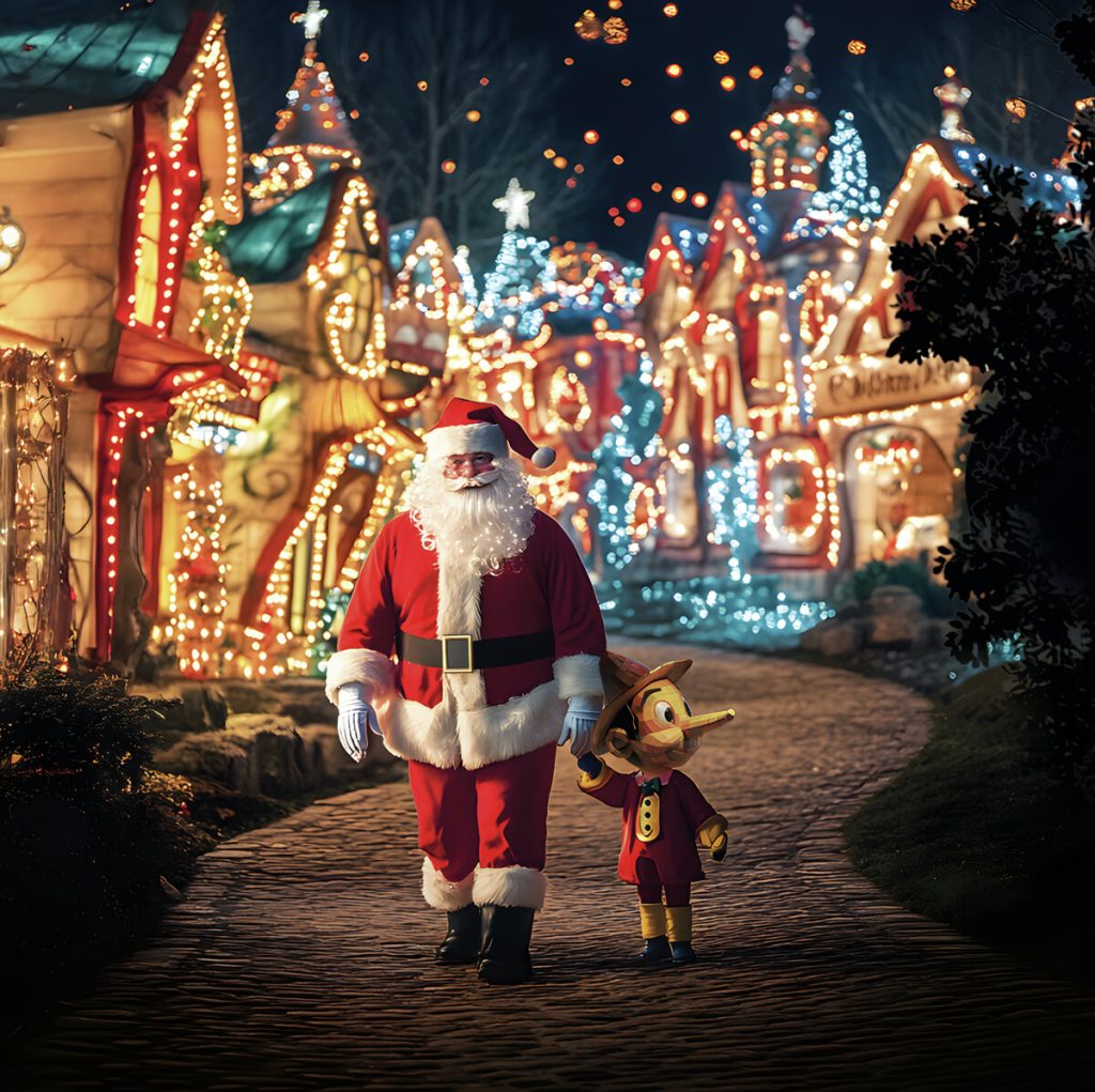 Pinocchio - Christmas Edition al Giardino delle Cascate