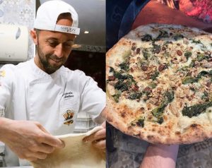 La pizza a "ruota di carro" de L'Antica pizzeria da Michele: la napoletana che deve uscire fuori dal bordo del piatto
