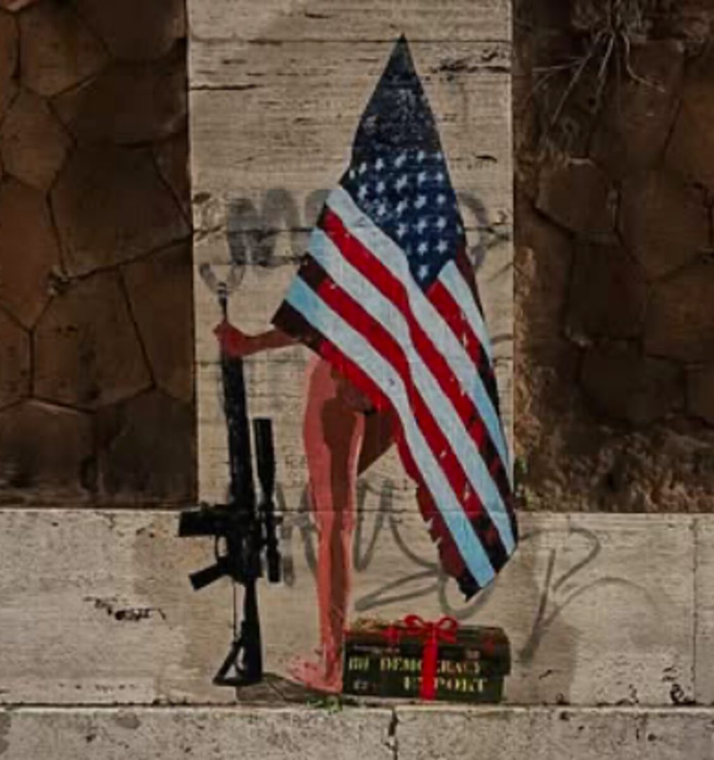 "America": l'ultimo murale di Harry Greb al Colosseo