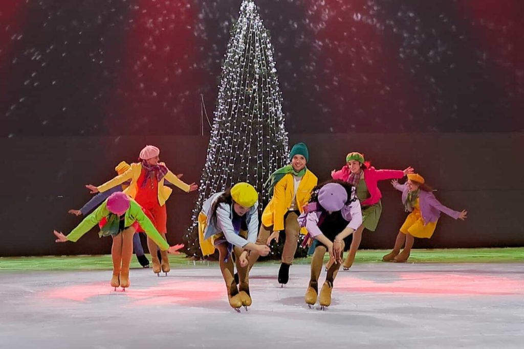 Christmas on ice, lo spettacolo di pattinaggio sul ghiaccio