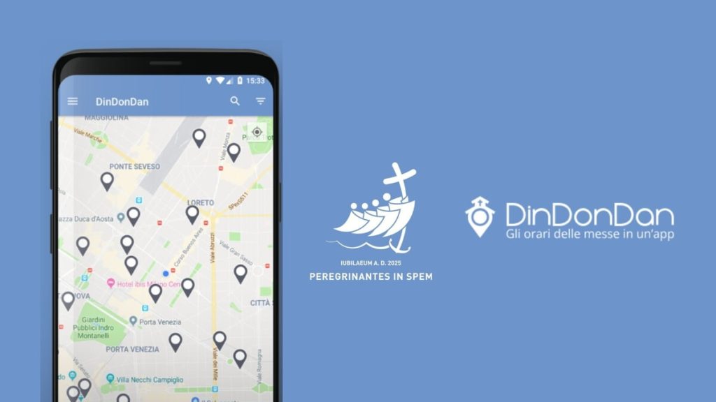 Ecco DinDonDan, l'applicazione che ti dice dove si celebra una messa durante il Giubileo