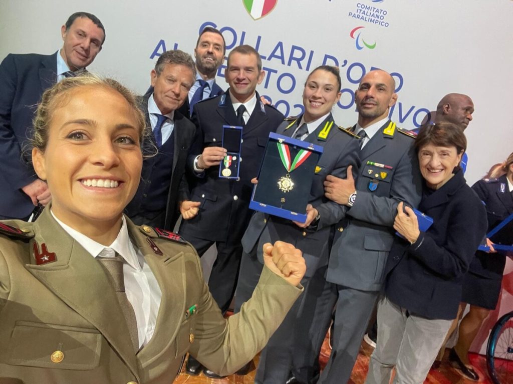 La judoka romana Odette Giuffrida riceve il Collare d'Oro al Merito Sportivo