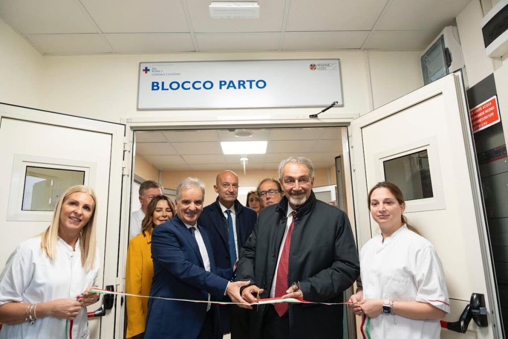 Più assistenza per neonati e future mamme: al Sant'Eugenio inaugurato il nuovo blocco parto