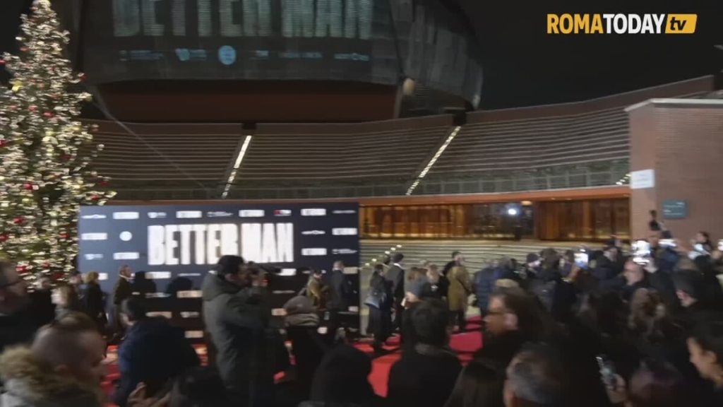 Robbie Williams con "Better man" si prende il red carpet dell'auditorium di Roma
