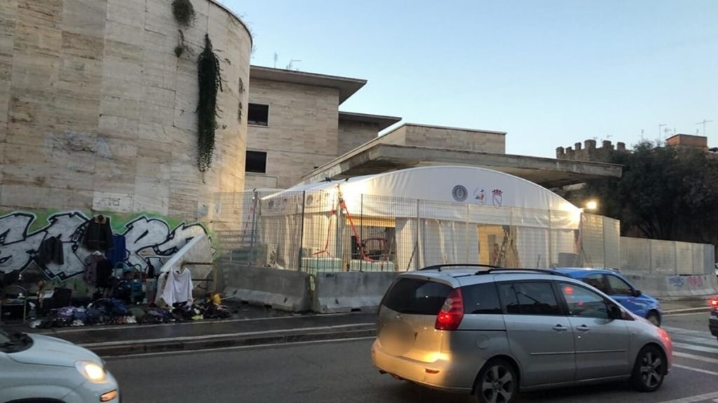 Ecco la tensostruttura per senza dimora di San Lorenzo