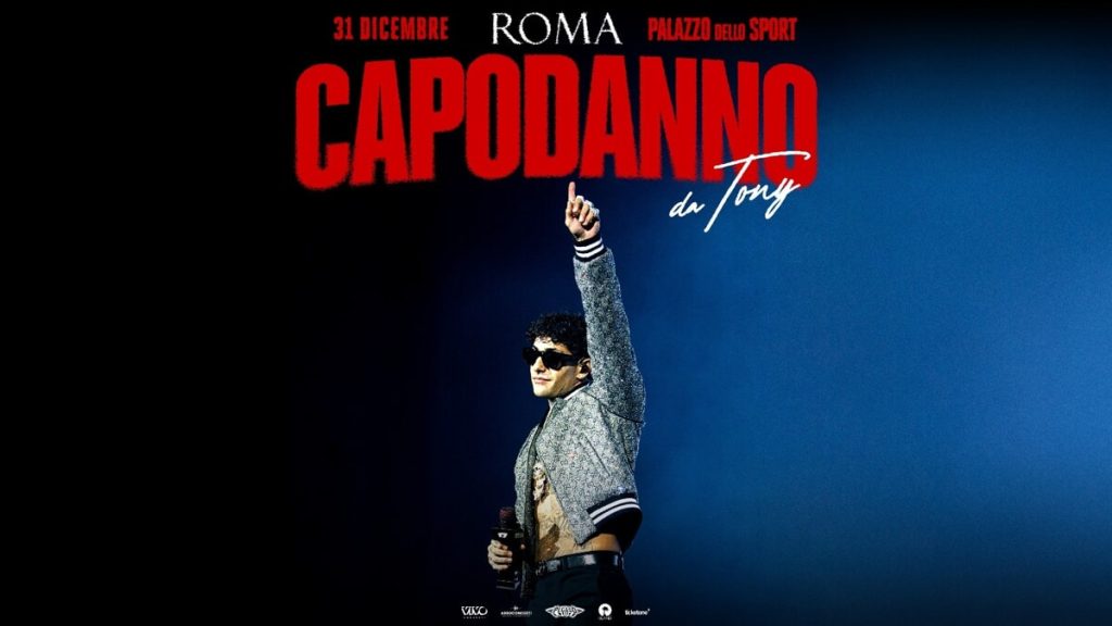 Il Capodanno di Tony Effe sarà a Roma. Concerto al Palazzetto dello Sport