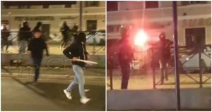 Petardi e mazze a Tor di Quinto, gli ultras della Roma attaccano i tifosi della Samp