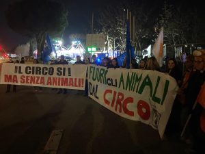 Stop agli animali nei circhi, a Capannelle il sit-in di protesta: "Diciamo basta a sfruttamento ed umiliazione"
