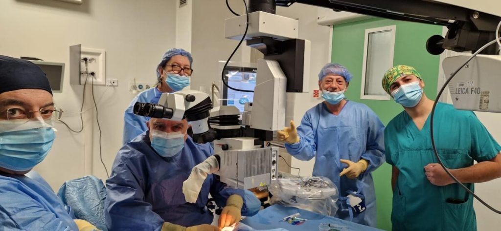 Al San Filippo Neri ripartono dopo sette anni le operazioni di chirurgia oculistica