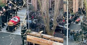 Funerale con bandiera nazista, 8 estremisti di destra a processo per apologia del fascismo