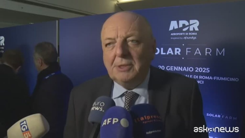 L'aeroporto di Fiumicino inaugura il suo impianto fotovoltaico