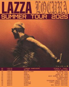 Lazza a Rock in Roma 2025