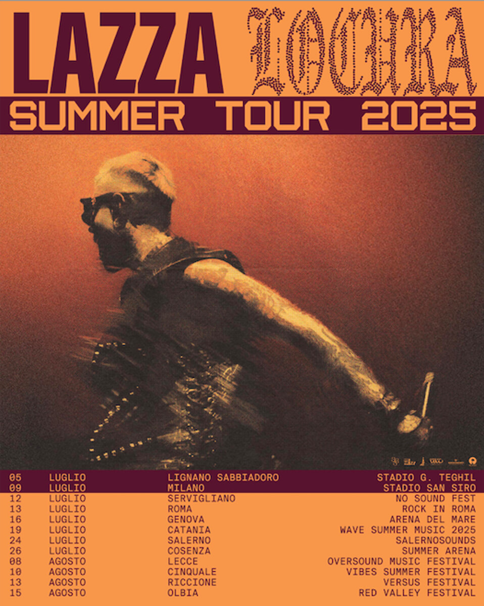 Lazza a Rock in Roma 2025