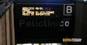 Metro B, problema elettrico: servizio sospeso