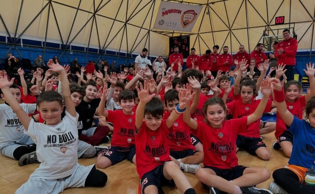 "No Bulli", evento della Virtus GVM Roma 1960 con Abodi: "Insegnare il valore del rispetto"