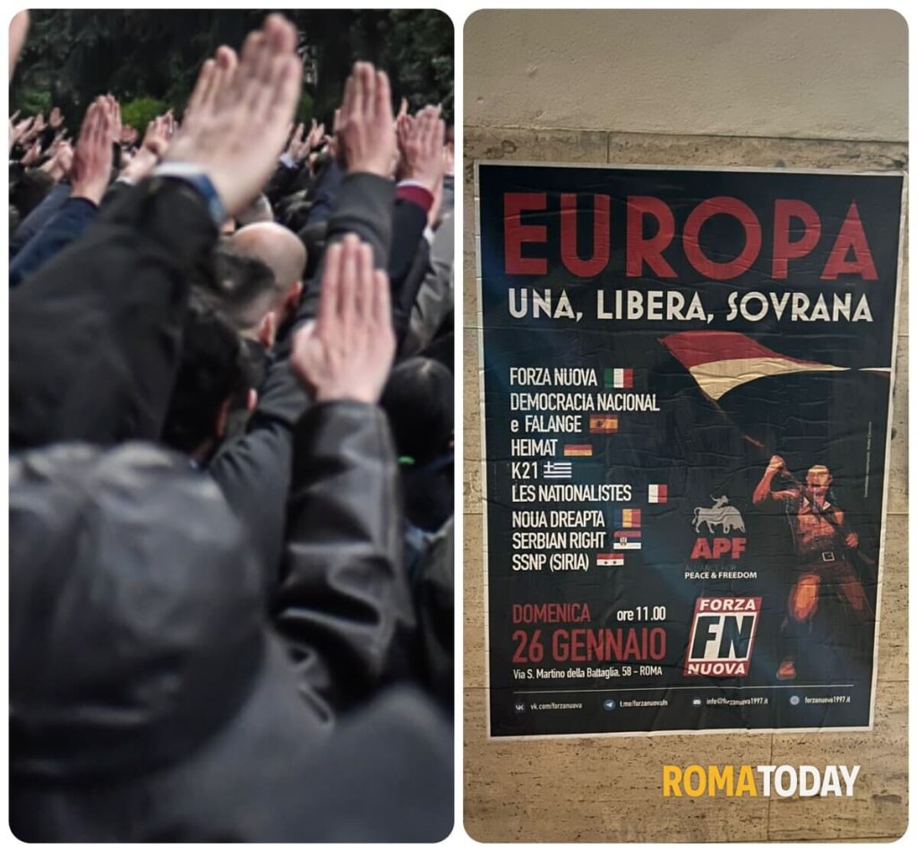 Internazionale di estrema destra a Roma, appello al prefetto: "No a raduni nostalgici"