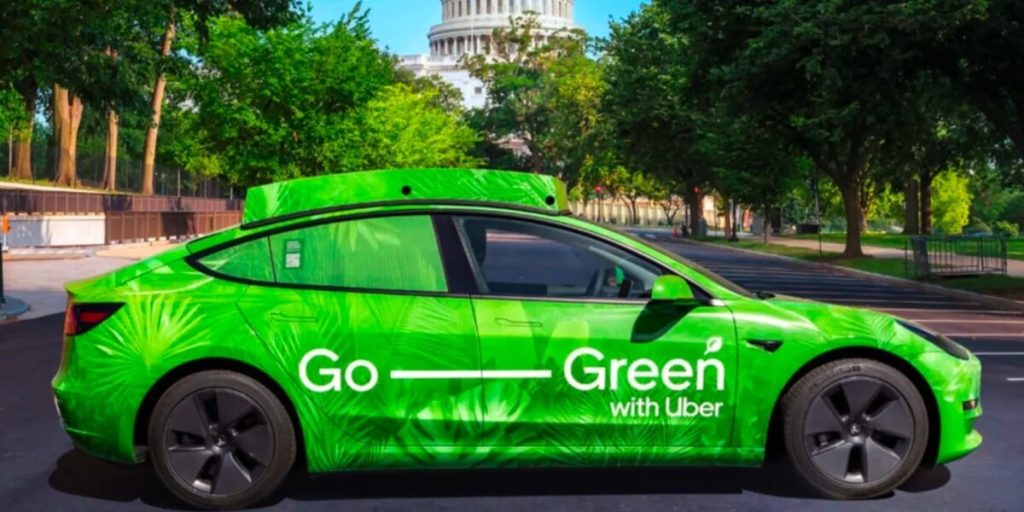 A Roma arriva "Uber Green", il servizio che permette di viaggiare solo su mezzi elettrici