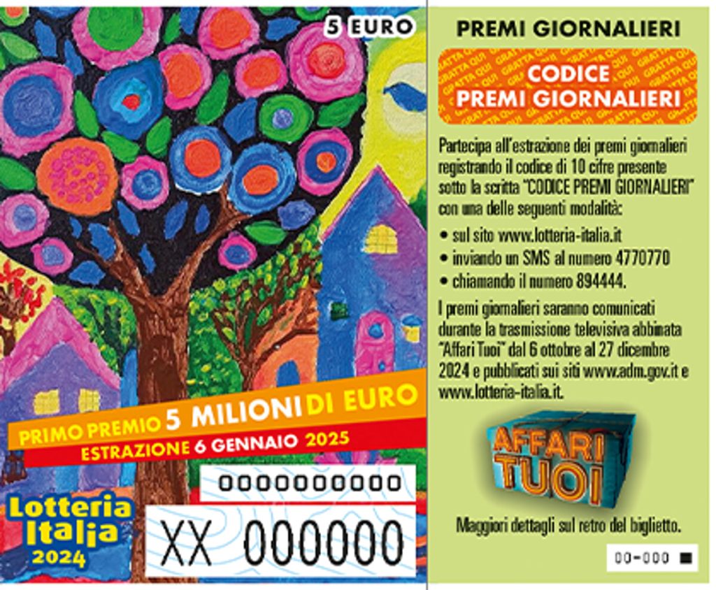 Lotteria Italia 2024 2025: i biglietti vincenti dei premi di seconda categoria da 100.000 euro