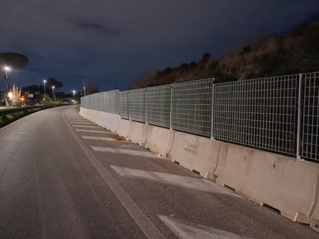 Riaperta via Flaminia Nuova, terminati i lavori di messa in sicurezza