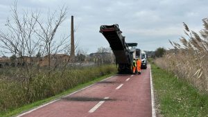 Lavori di riqualificazione per la "regina" delle ciclabili