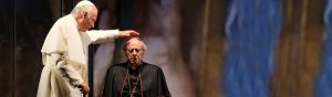 "I due papi" con Mariano Rigillo e Giorgio Colangeli al Teatro Traiano di Civitavecchia