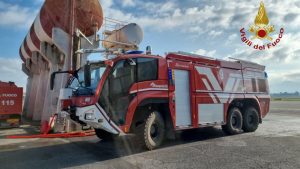 Incendio alla torre di controllo, l'uomo arrestato ora è di nuovo libero ma non potrà stare a Roma