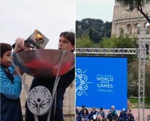 Special Olympics, la fiaccola dei Giochi Mondiali arriva a Roma