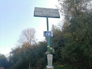 A Villa Ada commemorazione di Hans e Sophie Scholl, uccisi dai nazisti nel 1943