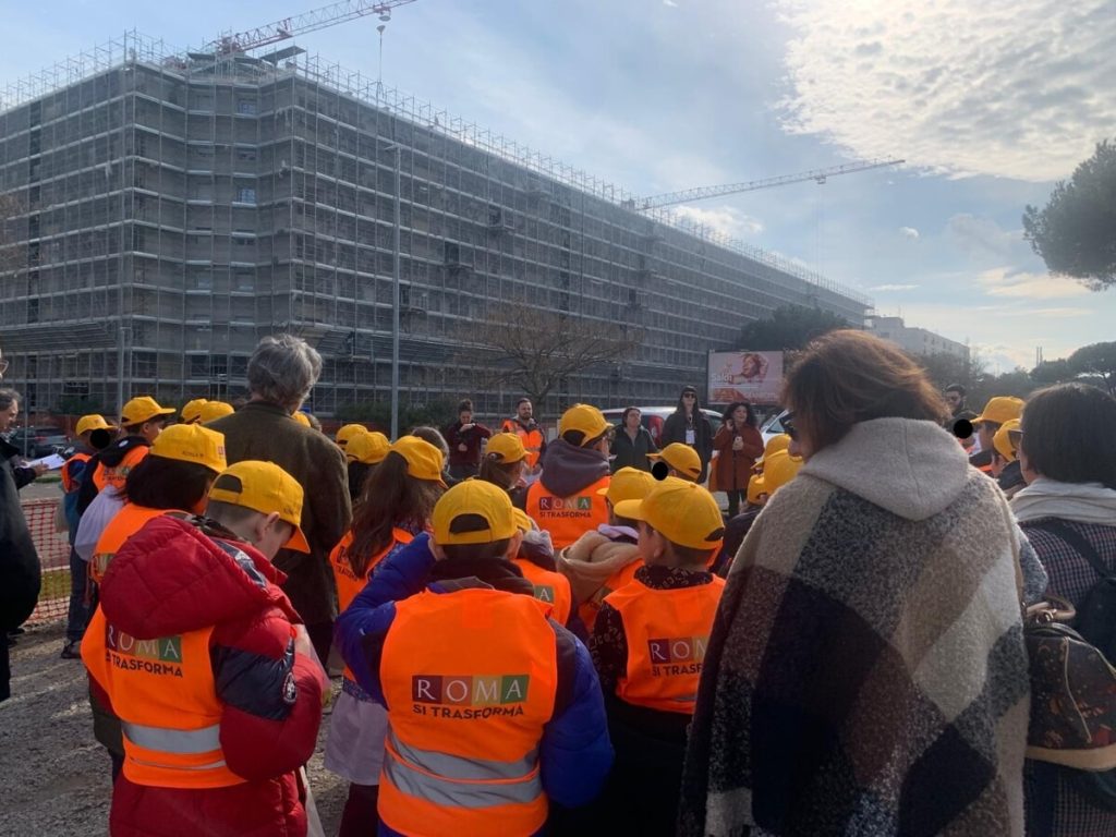 Tor Bella Monaca, gli studenti del territorio in visita nei cantieri del "Ferro di Cavallo"
